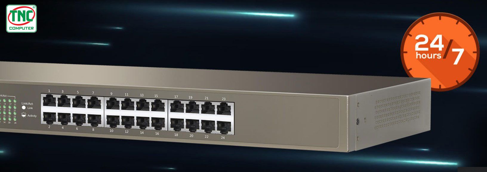 Switch Tenda TEG1024G kết nối ổn định
