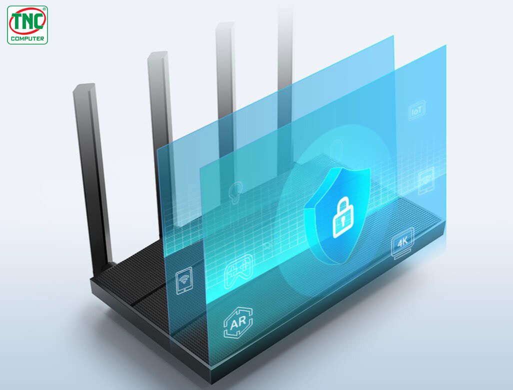 Router Wifi TP-Link Archer AX12 có tính năng bảo mật an toàn