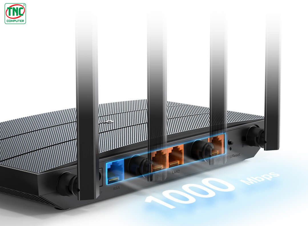 Router Wifi TP-Link Archer AX12 (Wifi 6/ AX1500)	có tốc độ truyền tải nhanh chóng