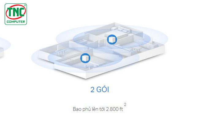 Router Wifi Mesh Mercusys Halo H30 (2-Pack)	