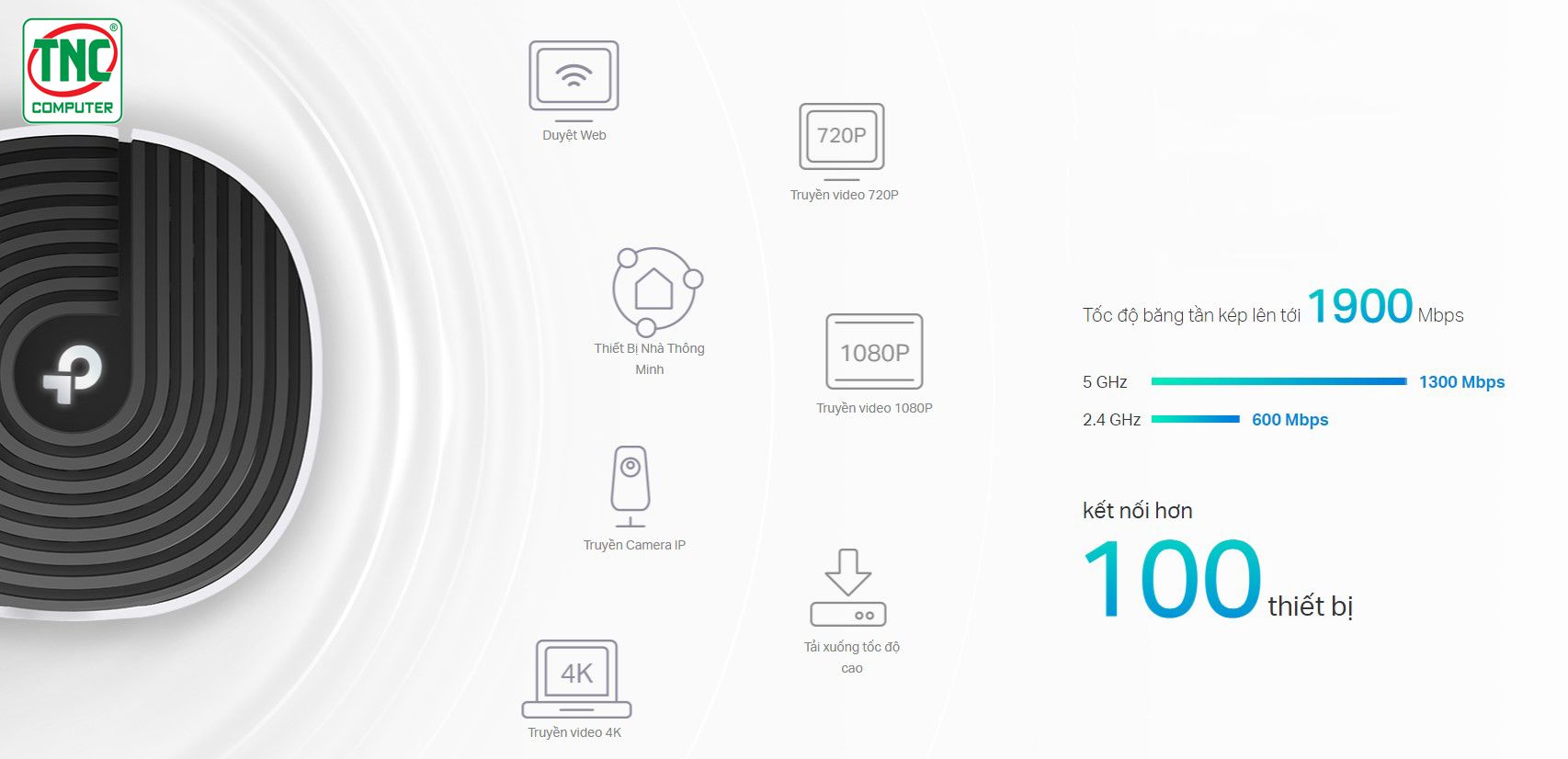 Router Wifi Mesh TP-Link Deco S7 (1-pack)