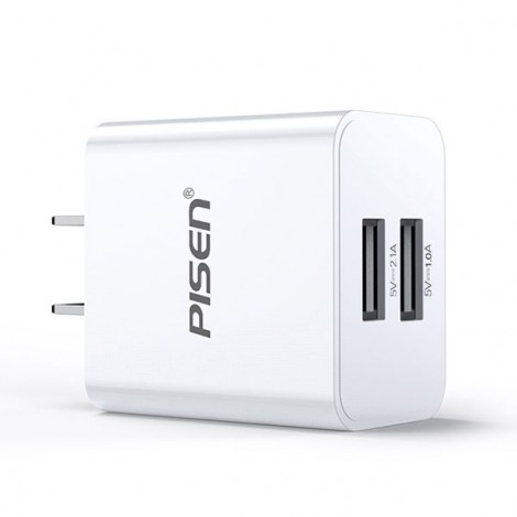 Sạc PISEN Dual USB Charger 2.1A 15.5W Fast ...
