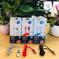 Cable PISEN Lightning Cloth & Aluminum 2.4A LS-AL09-1200 dài ...