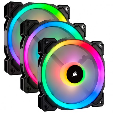 Bộ 3 Fan Corsair LL120 RGB CO-9050072-WW kèm Node PRO