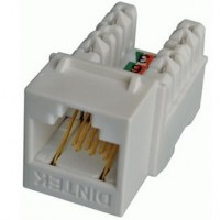 Đầu mạng âm tường DINTEK Module Jack Cat.6 dạng ngang ...