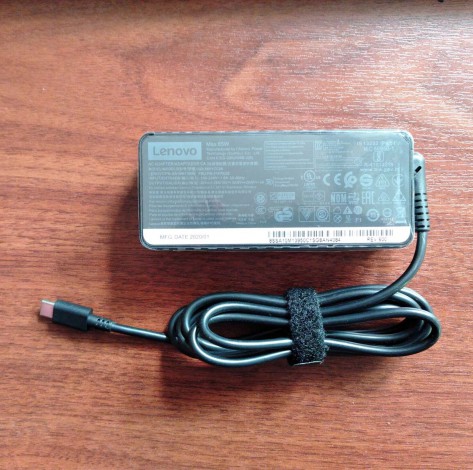 Adapter Laptop Lenovo 20V–3.25A 65W Chân USB-C (TYPE C)