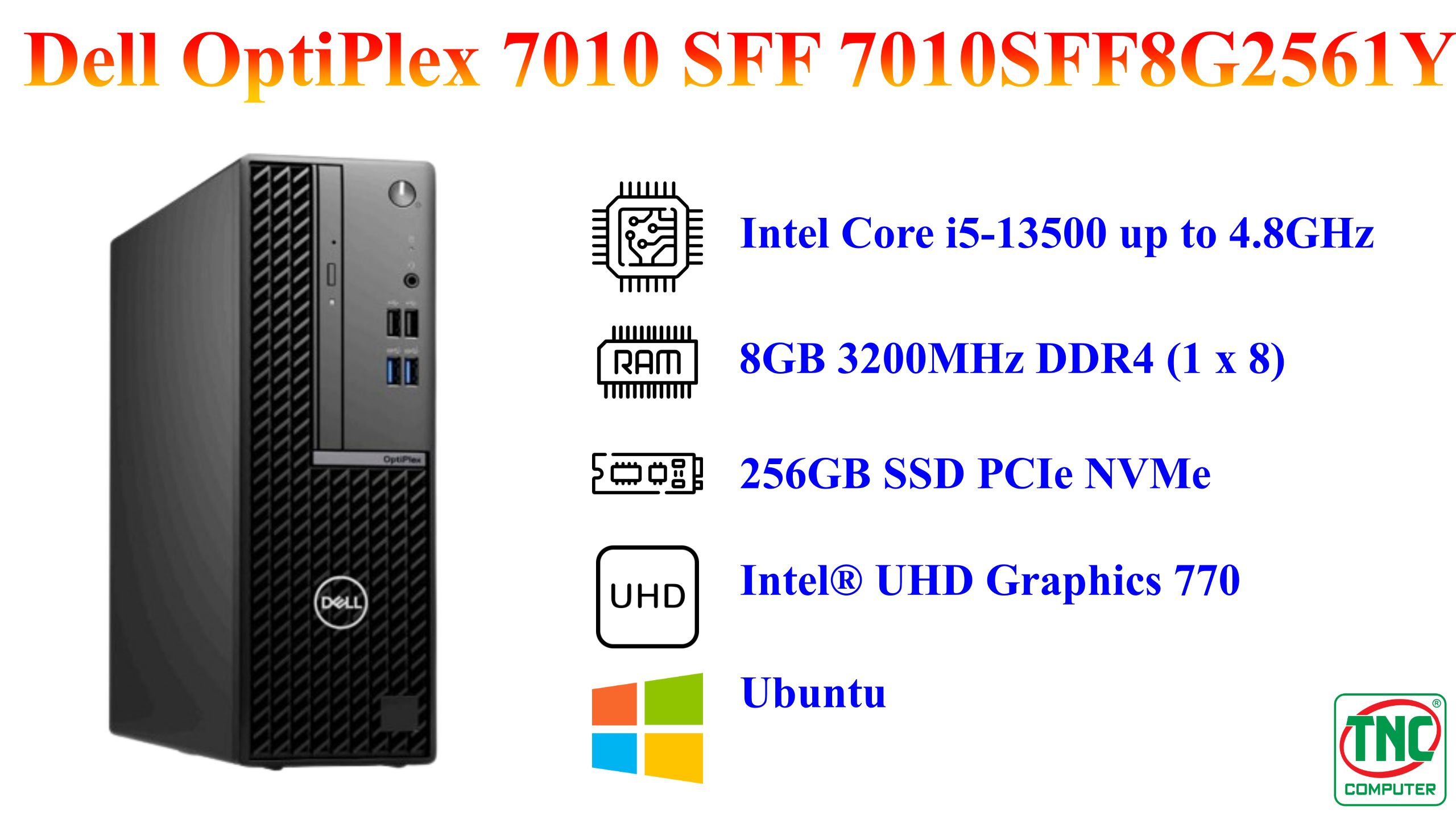 Máy bộ Dell OptiPlex 7010 SFF 7010SFF8G2561Y