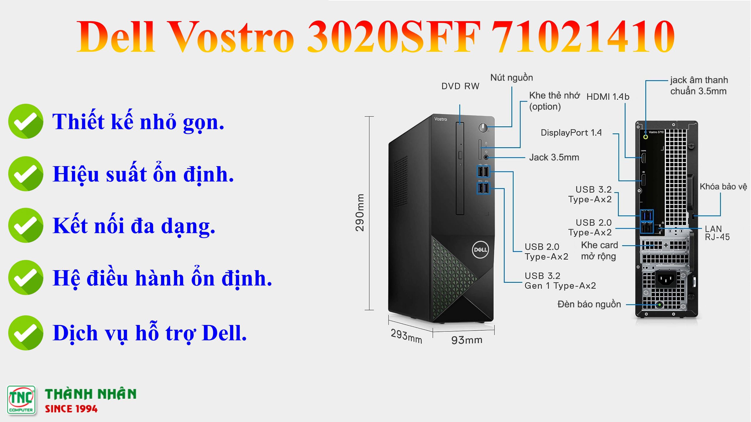 Máy bộ Dell Vostro 3020SFF 71021410