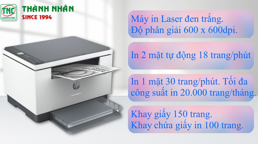 Máy in HP LaserJet MFP M236dw (9YF95A)