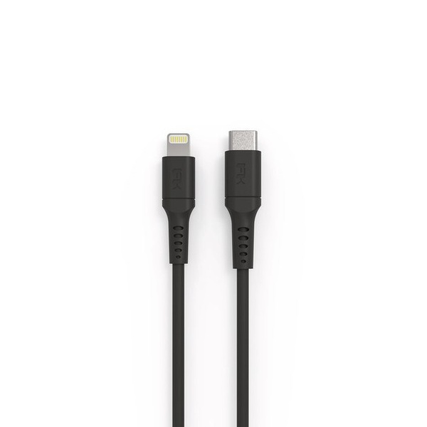 Cáp sạc USB-C to lightning 180cm Đen Feeltek CAL180TPC104