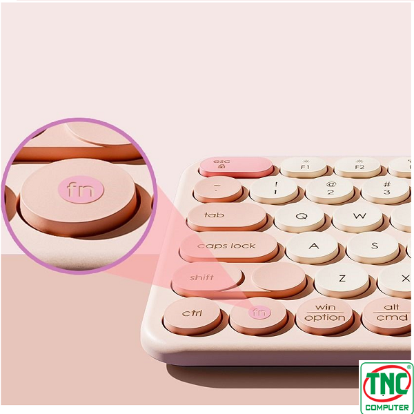 Có phím chức năng, pin sử dụng lâu Bàn phím không dây Bluetooth Baseus