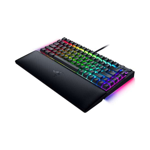 Bàn phím Gaming có dây Razer BlackWidow V4 75% sở hữu Keycap ABS doubel-shot bền bỉ