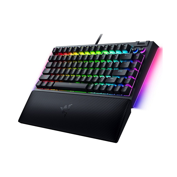 Bàn phím Gaming có dây Razer BlackWidow V4 75% được trang bị đệm cổ tay êm ái