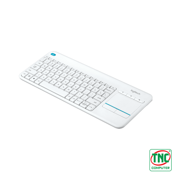 Bàn phím văn phòng không dây Logitech K400 Plus màu Trắng kết nối nhanh nhạy
