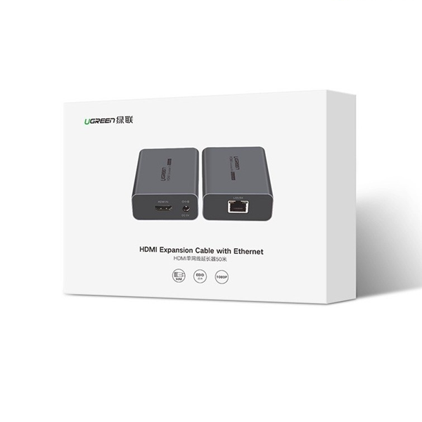 Bộ kéo dài HDMI sang LAN 50m hỗ trợ Full HD sở hữu thiết kế chắc chắn, tinh tế