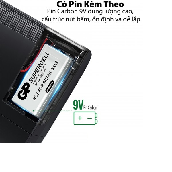 Bộ Test cáp mạng Ugreen 10950, thích hợp cho cáp mạng RJ45,RJ11/12 Ugreen 10950