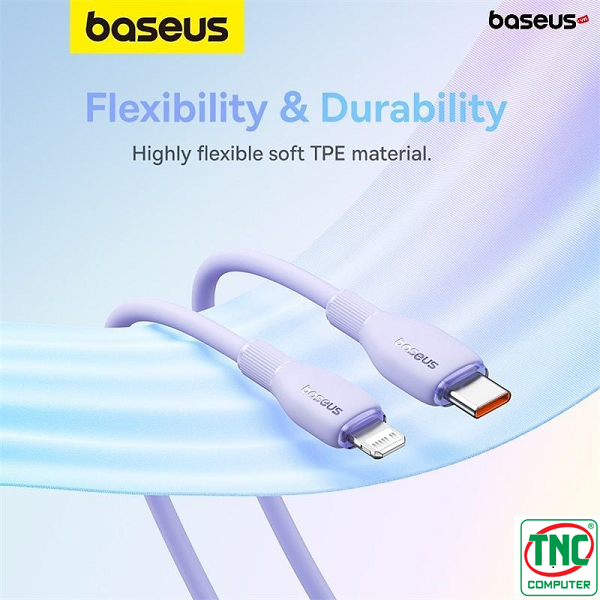 Sạc và truyền dữ liệu Cáp sạc nhanh USB TypeC to Lightning 20W