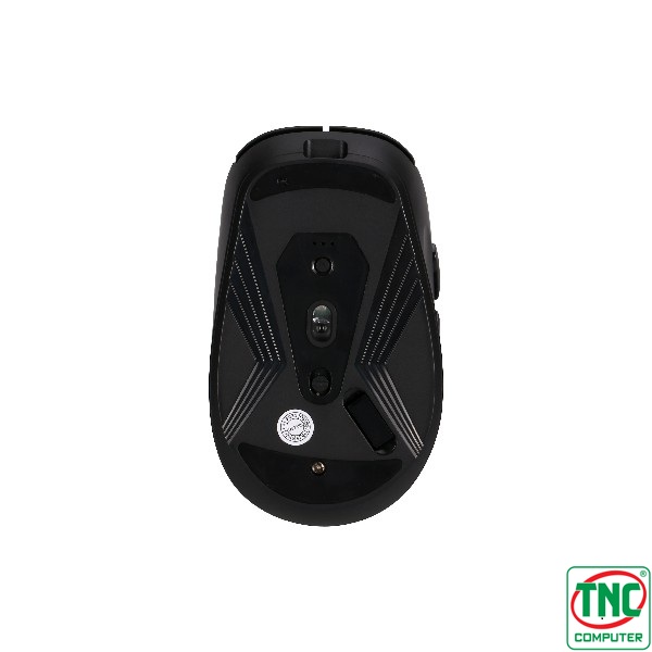 sạc lại pin một cách dễ dàng Chuột công thái học không dây màu đen