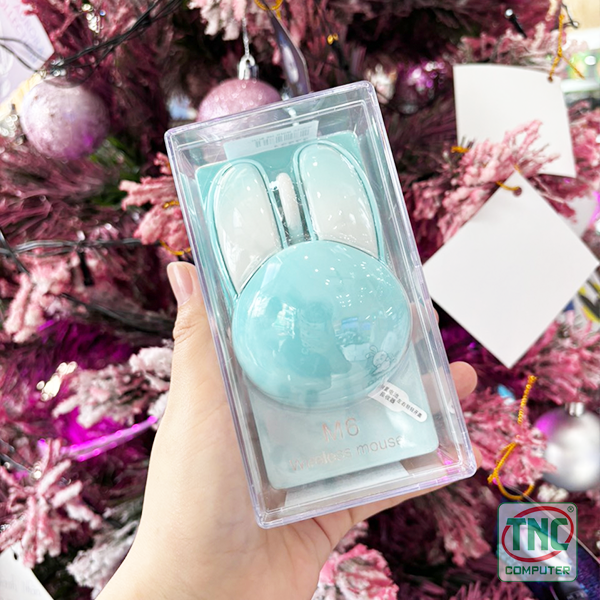 Chuột không dây Mofii M6 màu xanh dương sở hữu thiết kế nhỏ nhắn, đáng yêu Chuột không dây Mofii M6 màu xanh dương sở hữu thiết kế nhỏ nhắn, đáng yêu