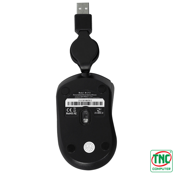 Chuột văn phòng có dây Zadez M-213 màu Đen có cổng kết nối hiện đại Chuột văn phòng có dây Zadez M-213 màu Đen có cổng kết nối hiện đại