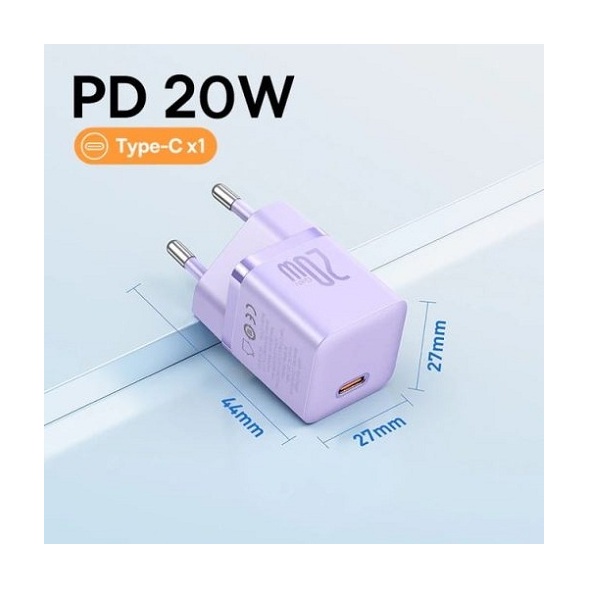 Cốc Sạc Nhanh TypeC 20W Baseus GaN5 Fast Charger 1C CCGN050105 Cốc Sạc Nhanh TypeC 20W Baseus GaN5 Fast Charger 1C CCGN050105