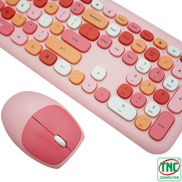 Bàn phím đẹp mắt Combo Bàn phím + Chuột Không dây MOFII 666