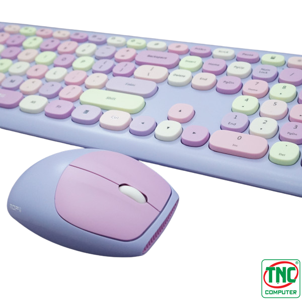 thiết kế đẹp mắt Combo Bàn phím + Chuột Không dây MOFII 666
