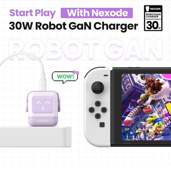 Củ sạc nhanh Robot GaN Nexode RG 30W Type-C là sản phẩm mang thiết kế tương lai củ sạc nhanh