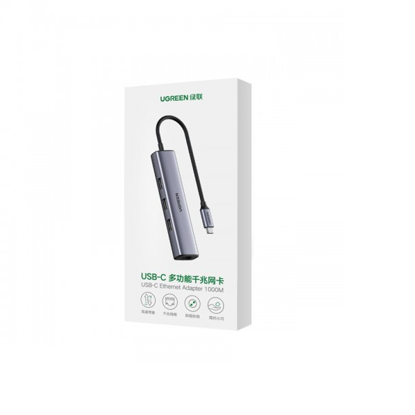 Hub 4 in 1 USB-C to LAN Ugreen 20920 được làm bằng chất liệu cao cấp Hub 4 in 1 USB-C to LAN Ugreen 20920 được làm bằng chất liệu cao cấp, an toàn