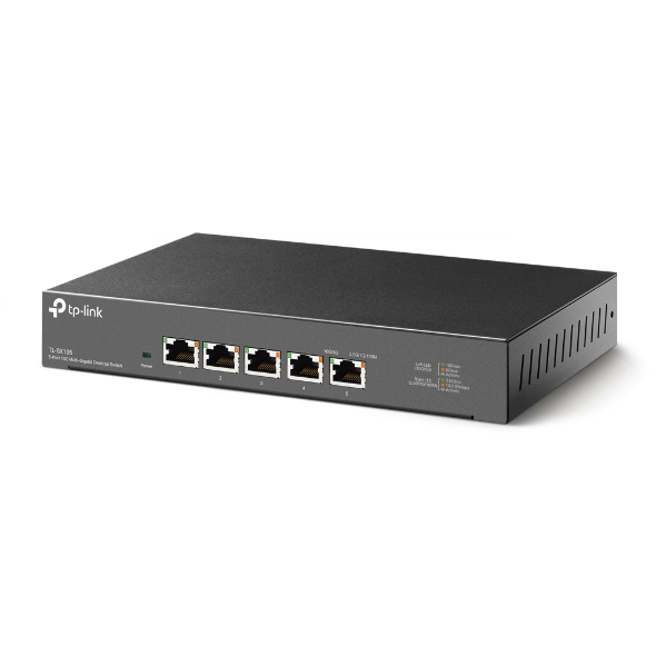 Switch TP-Link 5 cổng 10G TL-SX105 chia cổng mạng và truyền dữ liệu switch chính hãng