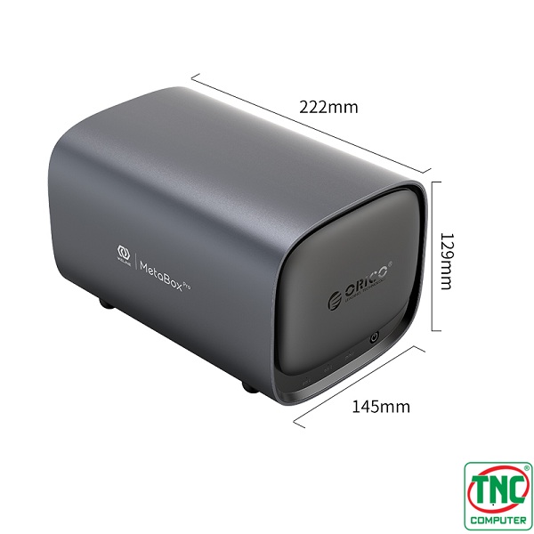 Thiết bị lưu trữ mạng Nas 2 Bay MetaBox ORICO HS200-EU-GY-BP có thiết kế nhỏ gọn, tinh tế Thiết bị lưu trữ mạng Nas 2 Bay MetaBox ORICO HS200-EU-GY-BP có thiết kế nhỏ gọn, tinh tế