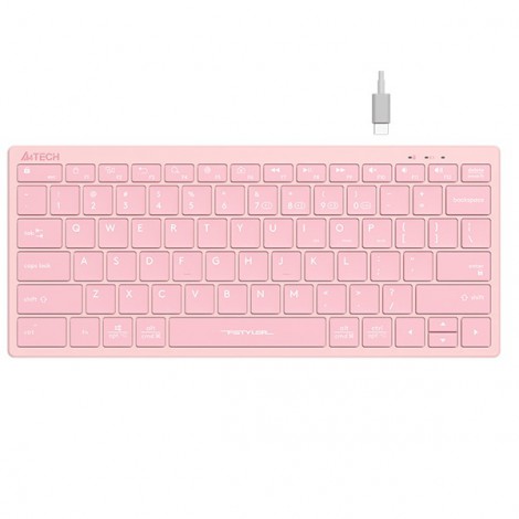 Bàn phím Bluetooth Slim A4 Tech FBX51C màu Hồng
