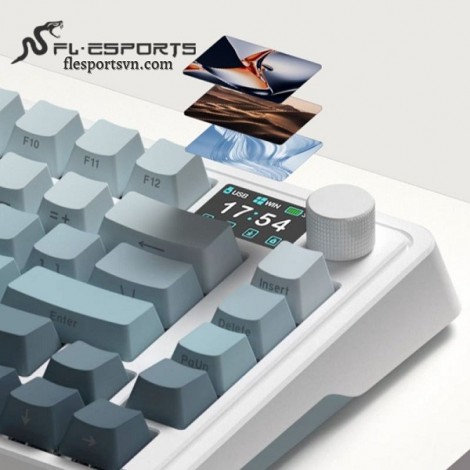 Bàn phím cơ FL-Esports CMK75 OEM keycap Ultramarine (Gradient Blue)