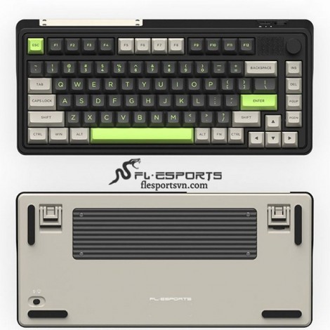 Bàn phím cơ FL-Esports CMK75SAM Desert Grey