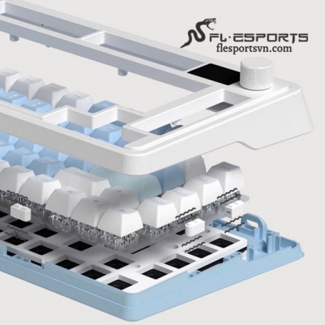 Bàn phím cơ FL-Esports CMK75SAM Lake Placid Blue