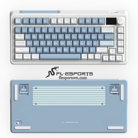 Bàn phím cơ FL-Esports CMK75SAM Lake Placid Blue