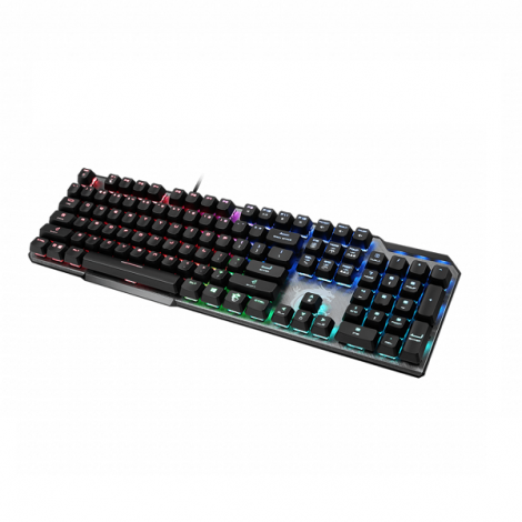 Bàn phím cơ gaming có dây MSI Vigor GK50 Elite BW US, Kailh Box White Switch (màu đen)