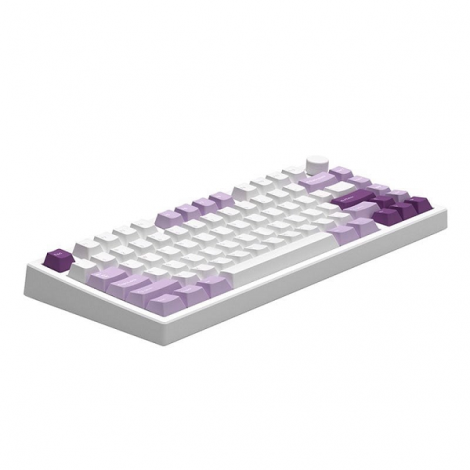 Bàn phím cơ Gaming không dây FL-Esports GP75 CPM White Body Taro Purple, Kailh Box Red Switch