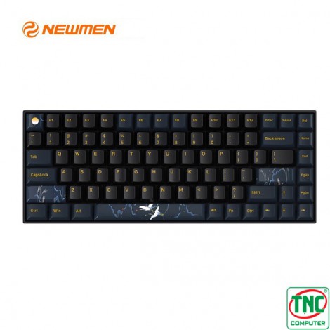 Bàn phím cơ Gaming không dây Newmen GM840 Pro (Hạc-Trăng & Mây) G-Pro Yellow Axis Switch