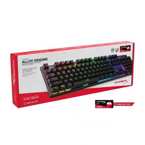 Bàn phím Gaming có dây HP HyperX Alloy Origins US Layout