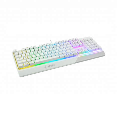 Bàn phím gaming giả cơ có dây MSI Vigor GK30 US (màu trắng)