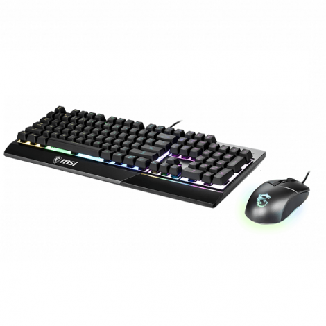 Bộ bàn phím, chuột gaming giả cơ có dây MSI Vigor GK30 US (màu đen)
