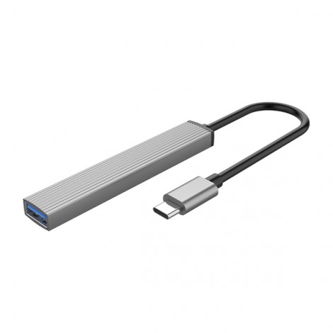 Bộ chia Type C ra 4 cổng USB 3.0 và 2.0 Orico AH-12F-GY-BP