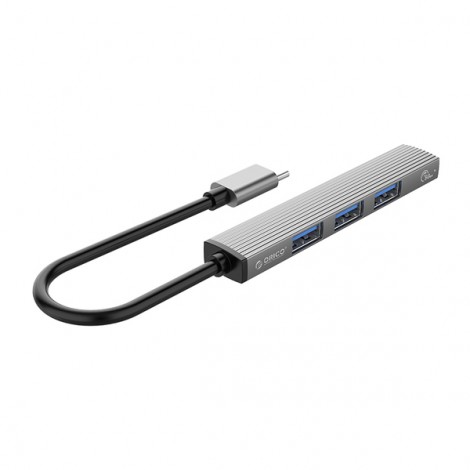 Bộ chia Type C ra 4 cổng USB 3.0 và 2.0 Orico AH-13-GY-BP