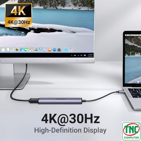 Bộ chuyển đổi đa năng USB Type-C 5 trong 1 Ugreen 15495