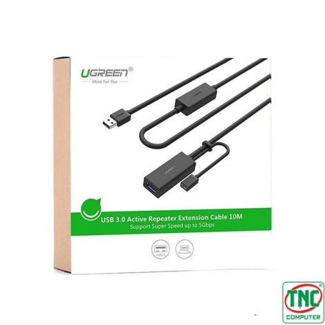 Cáp nối dài USB 3.0 10m có Chipset Ugreen 20827