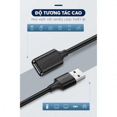Cable USB 2.0 nối dài 1.5m Ugreen 10315