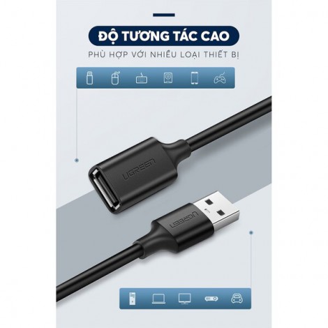 Cáp USB 2.0 nối dài 1.5m Ugreen 10315