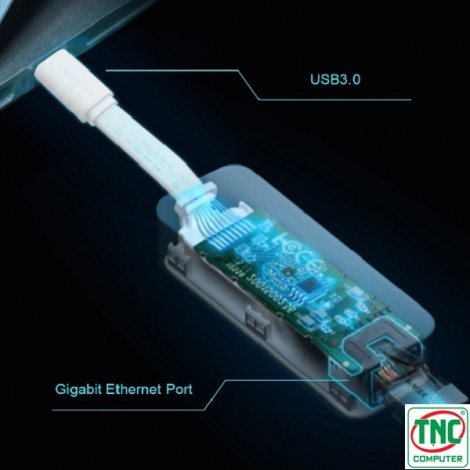 Cáp chuyển đổi USB Type-C sang LAN RJ45 Gigabit Tplink UE300C