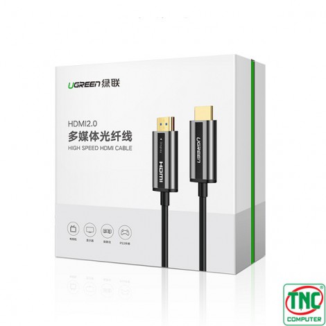 Cáp HDMI 2.0 sợi quang dài 50m hỗ trợ 4K@60Hz Ugreen 50219